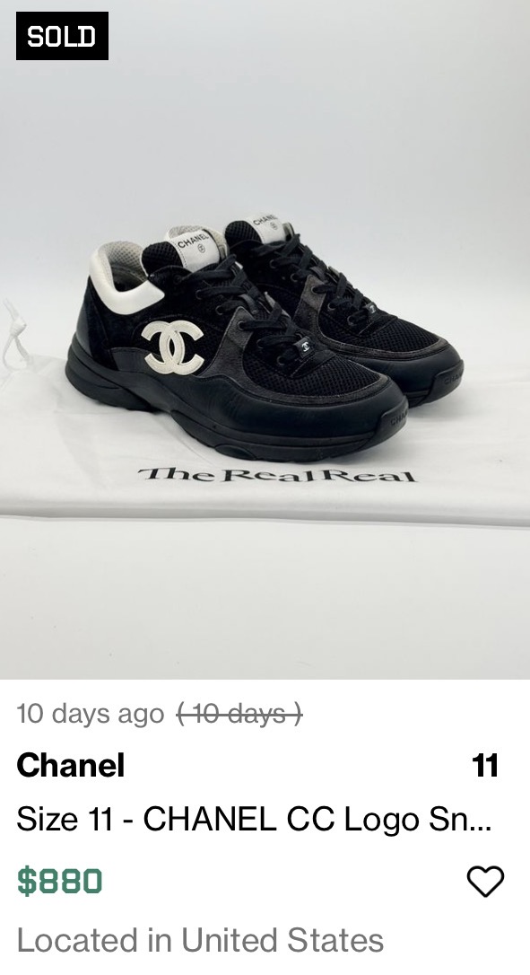 Chanel sale receipt